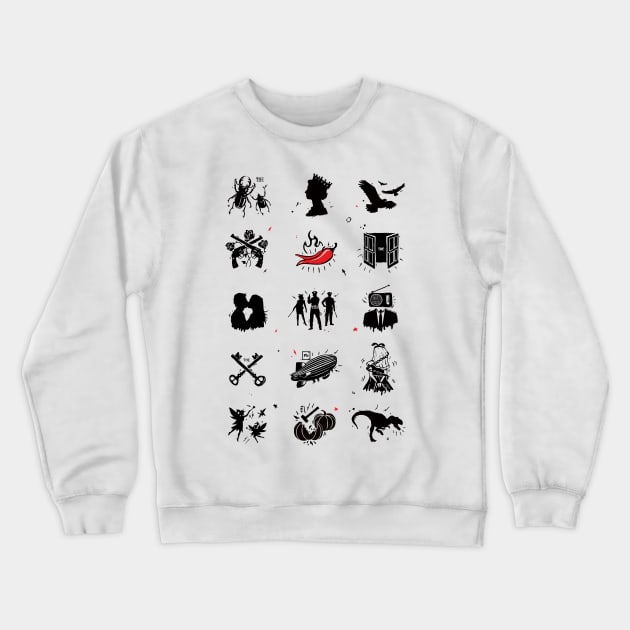 Rock Bands Crewneck Sweatshirt by Gammaray